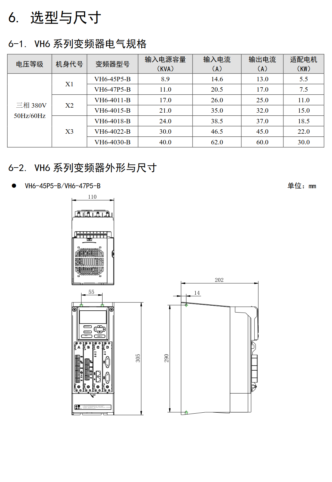 信捷變頻器VH